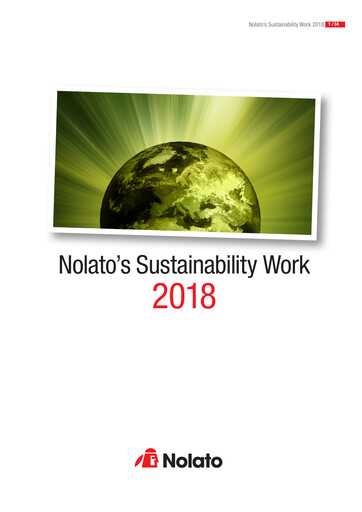 Thumbnail Nolato AB Sustainability Report 2018