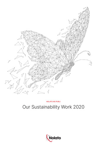 Thumbnail Nolato AB Sustainability Report 2020
