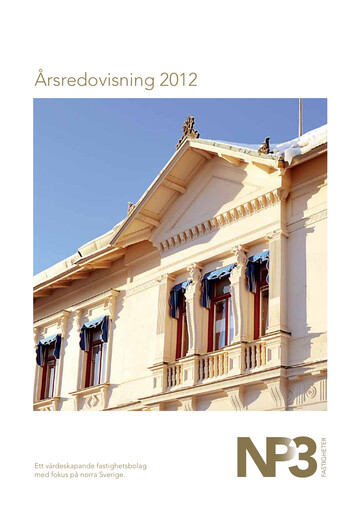 Thumbnail NP3 Fastigheter AB Annual Report 2012