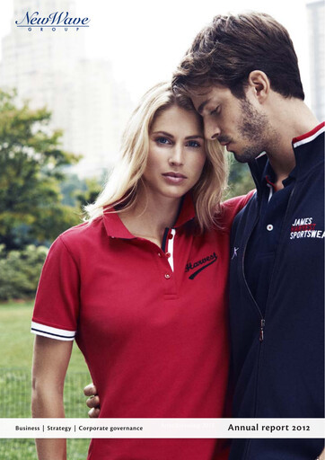 Thumbnail New Wave Group Annual Report 2012