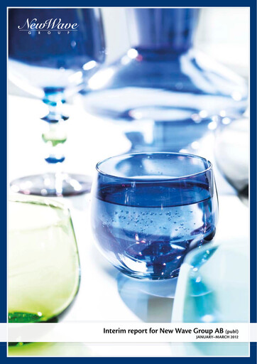 Thumbnail New Wave Group Quarterly Report 2012-q1