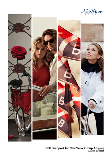 Thumbnail New Wave Group Quarterly Report 2010-q2