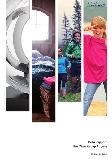 Thumbnail New Wave Group Quarterly Report 2012-q2