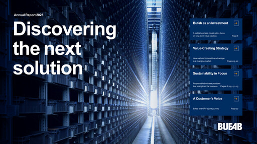 Miniature Bufab AB Rapport annuel 2025