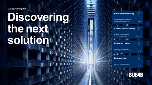 Miniature Bufab AB Rapport annuel 2025