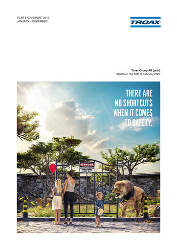 Thumbnail Troax Group AB Financial Report 2019