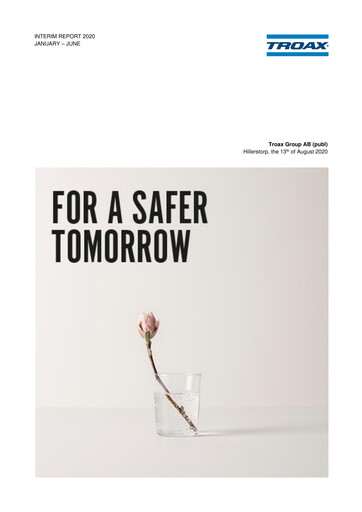 Thumbnail Troax Group AB Half-year Report 2020-h1