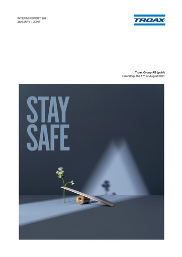 Thumbnail Troax Group AB Half-year Report 2021-h1