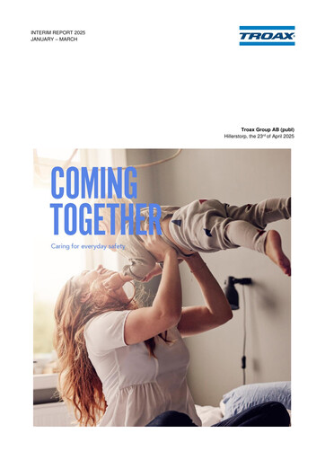 Thumbnail Troax Group AB Quarterly Report 2025-q1