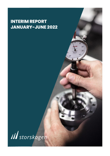 Miniature Storskogen Group Rapport semestriel 2022-h1