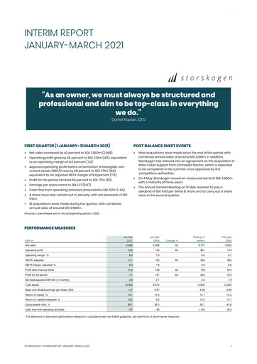 Thumbnail Storskogen Group Quarterly Report 2021-q1