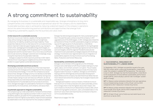 Miniature Gränges Rapport de durabilité 2021
