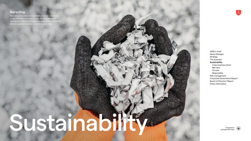 Miniature Gränges Rapport de durabilité 2025