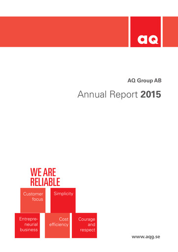 Thumbnail AQ Group Annual Report 2015