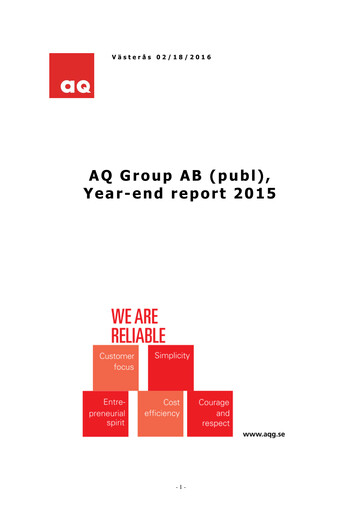Thumbnail AQ Group Financial Report 2015