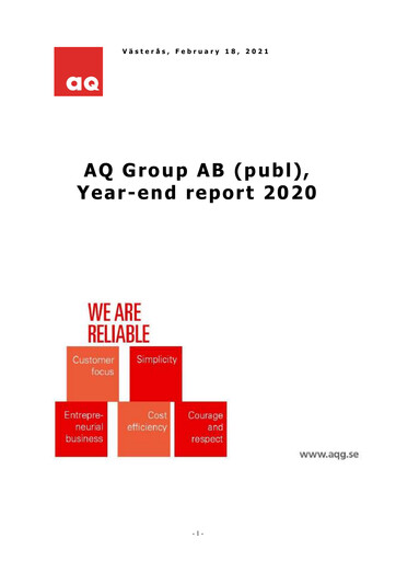Thumbnail AQ Group Financial Report 2020