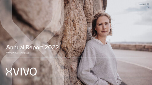 Vorschaubild Xvivo Perfusion AB Jahresbericht 2022