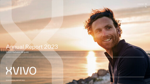 Vorschaubild Xvivo Perfusion AB Jahresbericht 2023