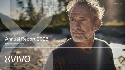 Miniature Xvivo Perfusion AB Rapport annuel 2025