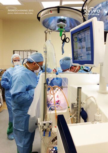 Vorschaubild Xvivo Perfusion AB Jahresbericht 2013