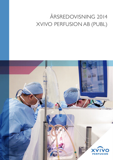 Vorschaubild Xvivo Perfusion AB Jahresbericht 2014