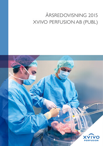 Vorschaubild Xvivo Perfusion AB Jahresbericht 2015