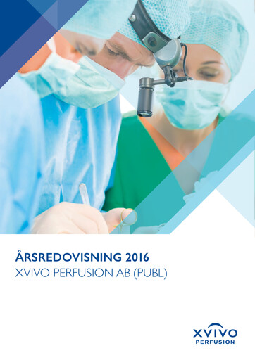 Vorschaubild Xvivo Perfusion AB Jahresbericht 2016