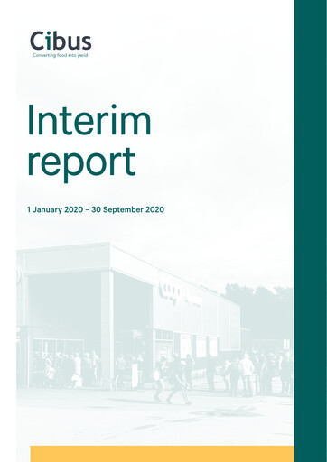 Thumbnail Cibus Nordic Real Estate Quarterly Report 2020-q3