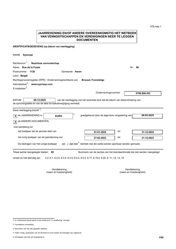 Thumbnail Syensqo Financial Statement 2024