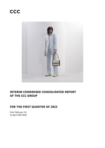 Miniature CCC S.A. Rapport trimestriel 2023-q1