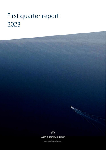 Thumbnail Aker BioMarine Quarterly Report 2023-q1