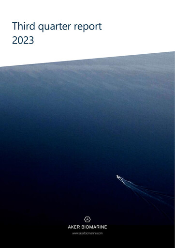 Thumbnail Aker BioMarine Quarterly Report 2023-q3