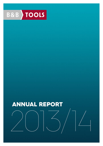 Thumbnail Bergman & Beving Annual Report 2013-2014