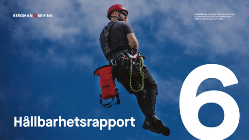 Thumbnail Bergman & Beving Sustainability Report 2024-2025