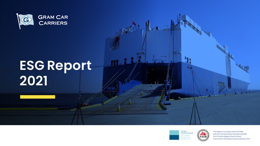 Thumbnail Gram Car Carriers ESG Report 2021