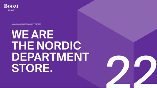 Thumbnail Boozt Annual Report 2022