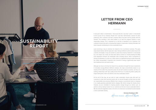 Thumbnail Boozt Sustainability Report 2019