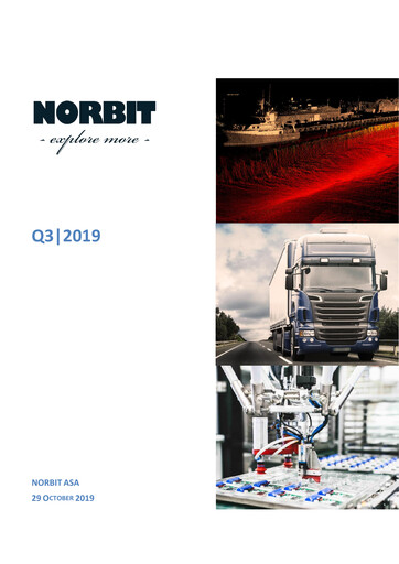 Thumbnail Norbit ASA Quarterly Report 2019-q3