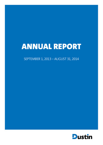 Thumbnail Dustin Group Annual Report 2013-2014