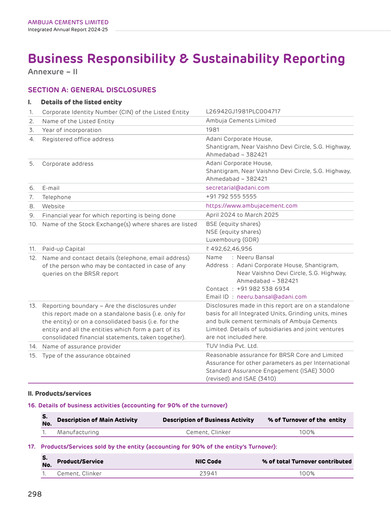 Thumbnail Ambuja Cements
 ESG Report 2024-2025
