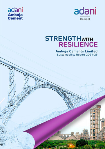 Thumbnail Ambuja Cements
 Sustainability Report 2024-2025