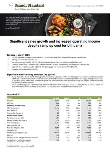 Thumbnail Scandi Standard AB Quarterly Report 2025-q1