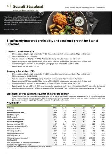 Thumbnail Scandi Standard AB Quarterly Report 2025-q4