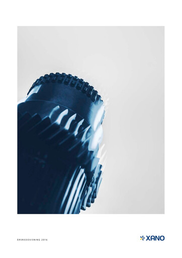 Thumbnail XANO Industri Annual Report 2016