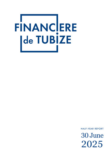 Thumbnail Financière de Tubize Half-year Report 2025-h1