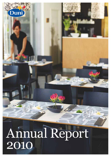 Thumbnail Duni AB Annual Report 2010