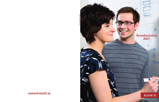 Thumbnail Knowit Annual Report 2007