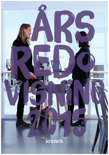 Thumbnail Knowit Annual Report 2015