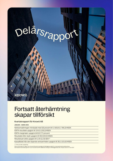 Miniature Knowit Rapport trimestriel 2025-q1
