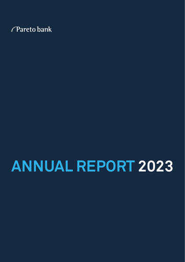 Thumbnail Pareto Bank Annual Report 2023